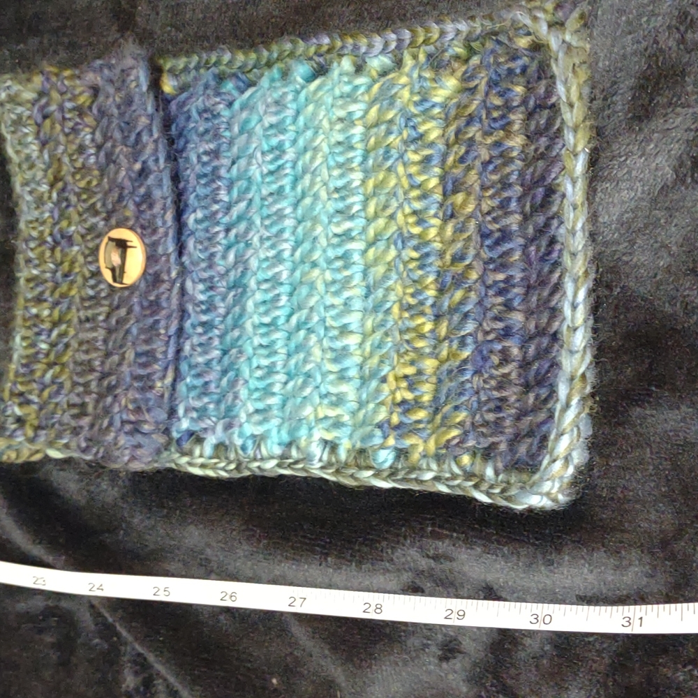 Crocheted purse